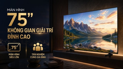 Smart Tivi Crystal UHD Samsung AI 4K 75 inch UA75U8500H Mẫu mới