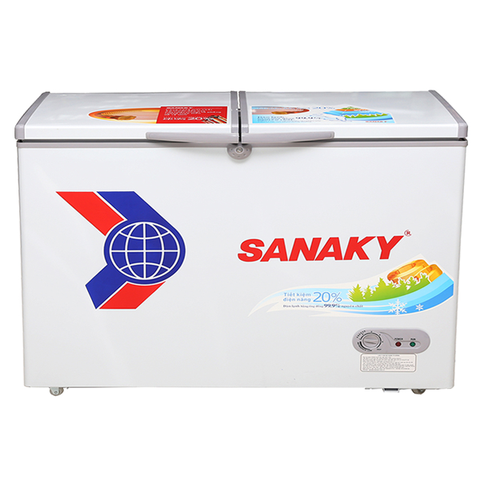 VH-2599W1 Tủ đông mát Sanaky 250/195 lít .  2 ngăn đông mát