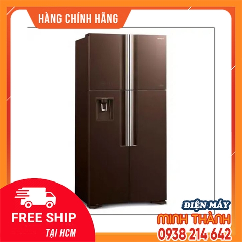 Tủ lạnh Hitachi Inverter 540 lít R-FW690PGV7X (GBW) màu nâu