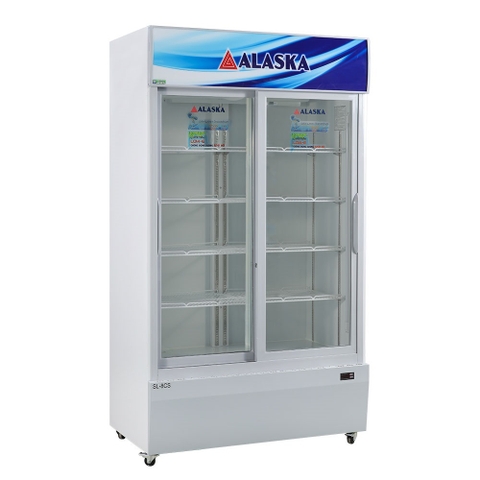 TỦ MÁT ALASKA 730 LÍT ( dàn đồng) 2 CỬA KÍNH LÙA