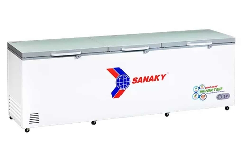 VH-1399HY4K Tủ Đông Inverter Sanaky 1300 Lít Mặt kính cường lực