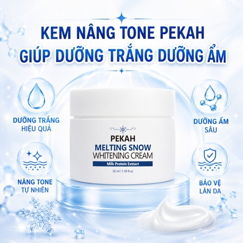 KEM NÂNG TONE PEKAH GIÚP DƯỠNG TRẮNG DƯỠNG ẨM CHO CHỊ EM PHỤ NỮ