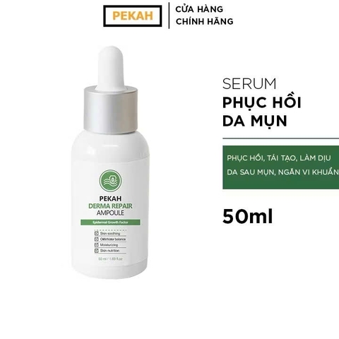 [ 2 items] Bộ Sản Phẩm Cải Thiện Và Phục Hồi Da Mụn Gồm Serum Và Kem Dưỡng Da PEKAH