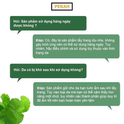 Nước Tẩy Trang Sạch Sâu , Kháng Khuẩn Và Làm Dịu Nhẹ Chiết Xuất Rau Má Dành Cho Da Nhạy Cảm PEKAH 500ml  - PEKAH Pure Therapy Cica Cleansing Water 500ml