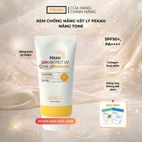 [Nhập mã KM30K giảm 30K] Kem Chống Nắng Vật Lý Nâng Tone, Bảo Vệ Da PEKAH - PEKAH SKIN PROTECT UV TONE UP SUNBLOCK 70ml