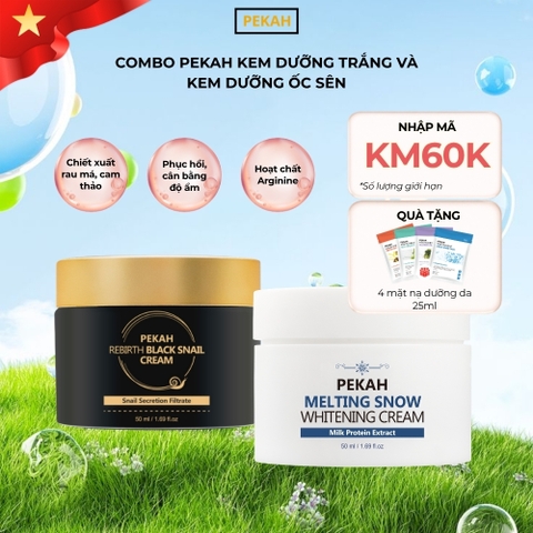 COMBO KEM NGÀY DƯỠNG TRẮNG & ĐÊM NGĂN NGỪA LÃO HÓA PEKAH