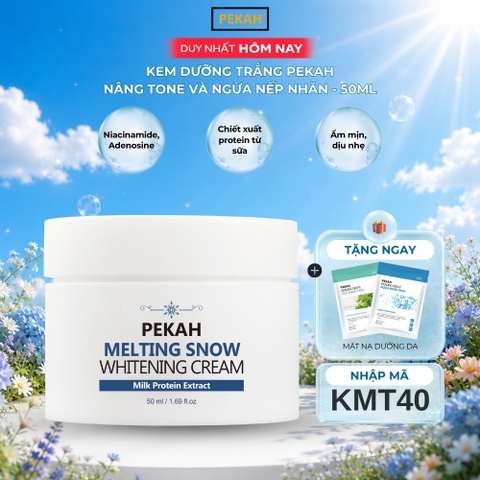 Kem Dưỡng Da Nâng Tone Và Ngừa Nếp Nhăn PEKAH - PEKAH Melting Snow Whitening Cream