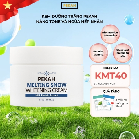 Kem Dưỡng Da Nâng Tone Và Ngừa Nếp Nhăn PEKAH - PEKAH Melting Snow Whitening Cream