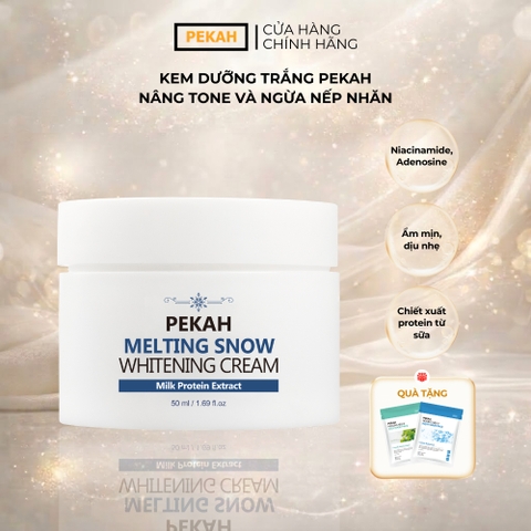 [ NHẬP MÃ KMT40 ] Kem Dưỡng Da Nâng Tone Và Ngừa Nếp Nhăn PEKAH - PEKAH Melting Snow Whitening Cream