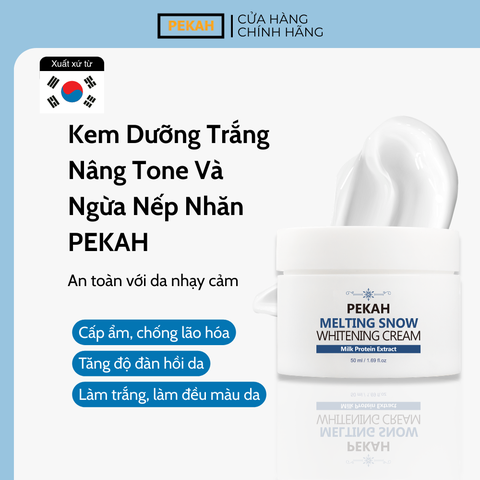 Combo Kem Chống Nắng PEKAH Sun Block 70ml & Kem Dưỡng PEKAH Whitening Cream 50ml Dưỡng Trắng Nâng Tone Đều Màu da