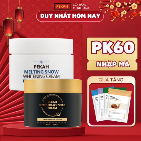 COMBO KEM NGÀY DƯỠNG TRẮNG  & ĐÊM NGĂN NGỪA LÃO HÓA PEKAH