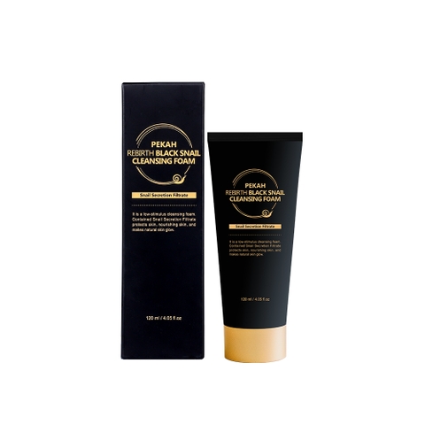 [ NHẬP MÃ KMT40 GIẢM 40K] Sữa Rửa Mặt Phục Hồi Ốc Sên PEKAH - PEKAH Rebirth Black Snail Cleansing Foam