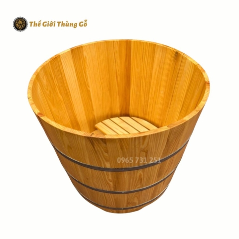 Bồn Tắm Tròn Gỗ Pơ Mu
