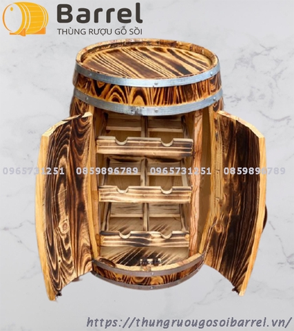 Bàn Trang Trí Gỗ ( Đựng Rượu)