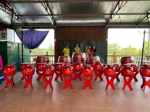 Dàn Trống Hội 29 Quả – Mẫu Dàn Trống Hội Hoành Tráng, Âm Thanh Hào Hùng, Phù Hợp Sân Khấu Lớn