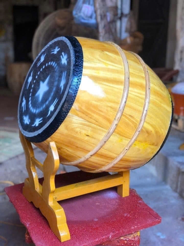 Trống Lễ Đình Làng Mặt 40cm cao 54cm | Trống Nhỏ Dùng Cho Cúng Lễ, Tế Lễ