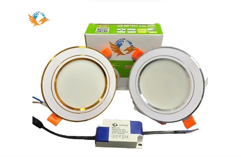 ÂM TRẦN 7W ĐẾ ĐEN PHI 90