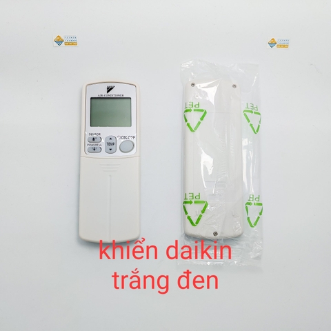 Điều khiển DAIKIN trắng đen