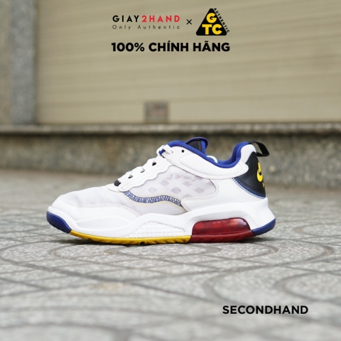 jordan air max 200 white blue yellow