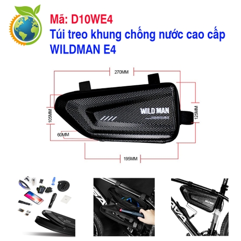 Túi treo khung chống nước cao cấp WILDMAN E4