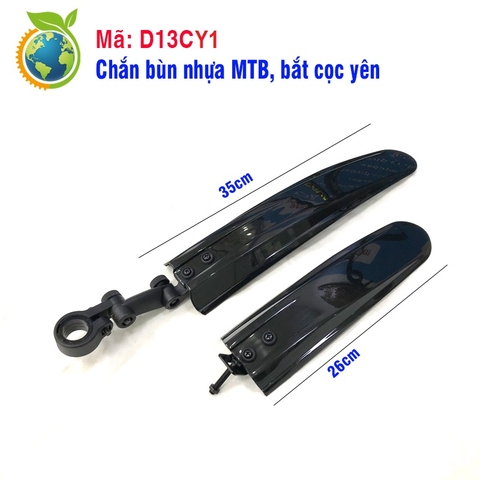 Chắn bùn nhựa MTB, bắt cọc yên