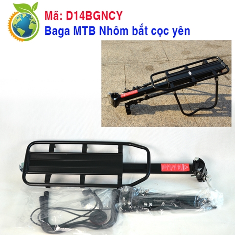 Baga MTB Nhôm bắt cọc yên