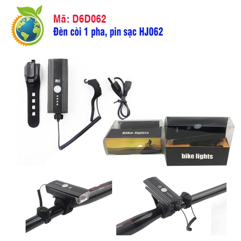 Đèn còi 1 pha, pin sạc HJ062