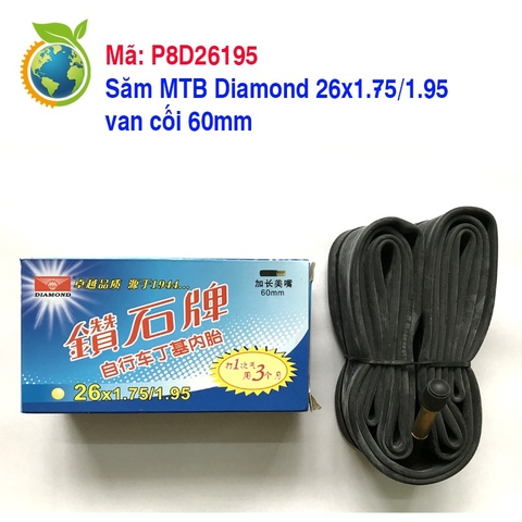Săm MTB Diamond 26x1.75/1.95, van cối 60mm