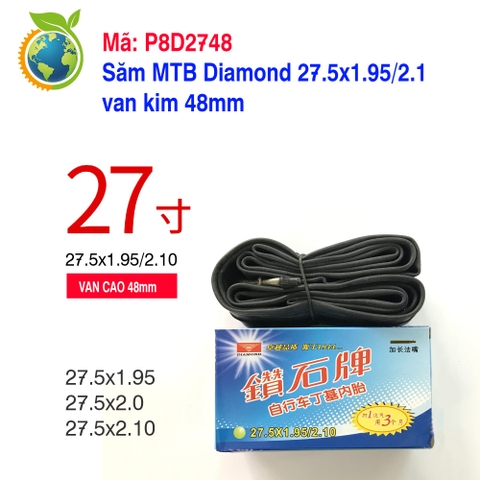 Săm MTB Diamond 27.5x1.95/2.1, van kim 48mm