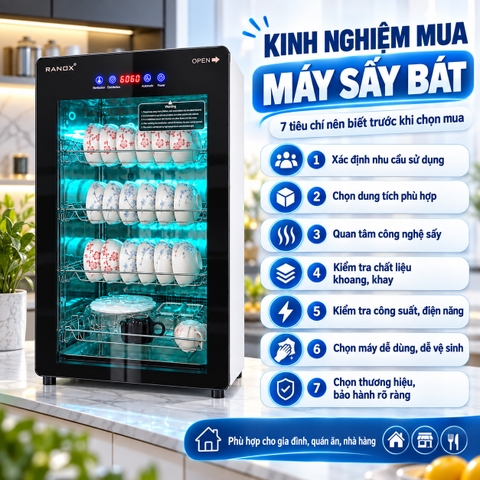 Kinh nghiệm mua máy sấy bát mà ai cũng nên biết