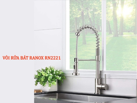 Tính năng vượt trội của vòi rửa bát có dây rút Ranox