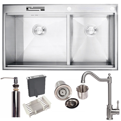 COMBO CHẬU RỬA BÁT RN4161 VÀ CÁC MẪU VÒI