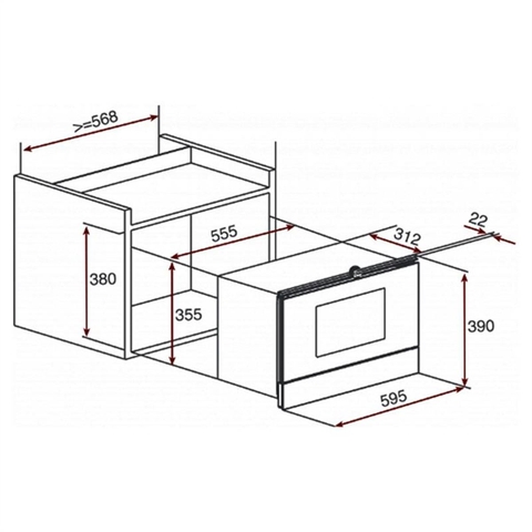 LÒ VI SÓNG TEKA MWL 22 BI