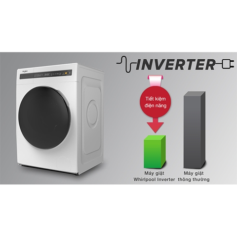 Máy giặt Whirlpool Inverter 9 kg FWEB9002FW