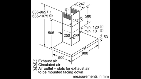 Máy Hút Mùi Bosch DWB97DM50B