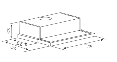 MÁY HÚT MÙI CANZY CZ 600GM