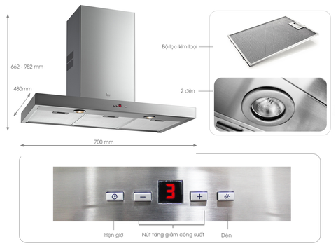 Máy Hút Mùi Teka DH 785