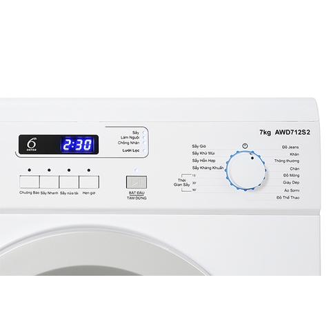 Máy sấy thông hơi Whirlpool 7 Kg AWD712S2