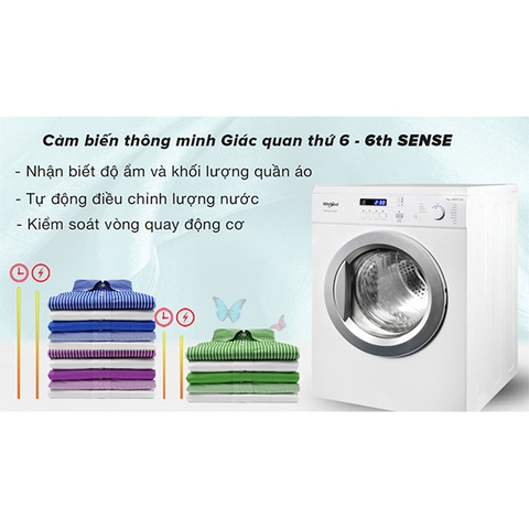 Máy sấy thông hơi Whirlpool 7 Kg AWD712S2