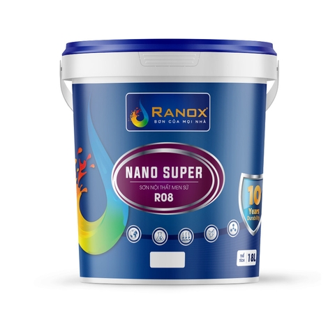 Sơn Nội Thất Men Sứ Ranox - Nano Super