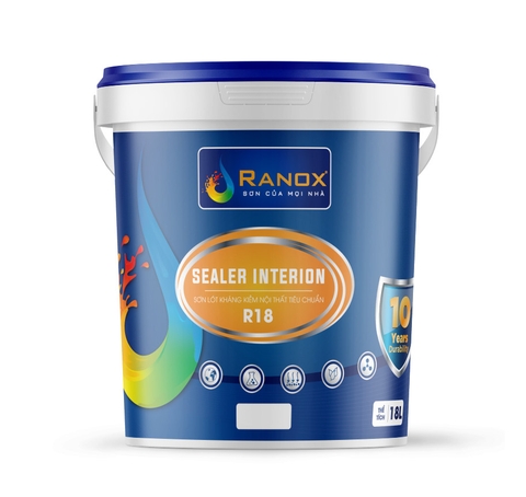 Sơn Lót Kháng Kiềm Nội Thất Tiêu Chuẩn Ranox - Sealer Interior