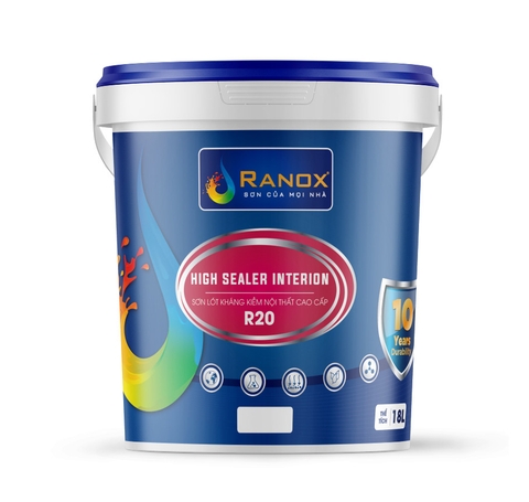 Sơn Lót Kháng Kiềm Nội Thất Cao Cấp Ranox - High Sealer Interior