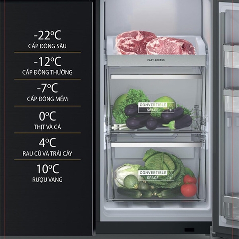 Tủ lạnh 4 cánh Whirlpool WFQ590DBSV 593L