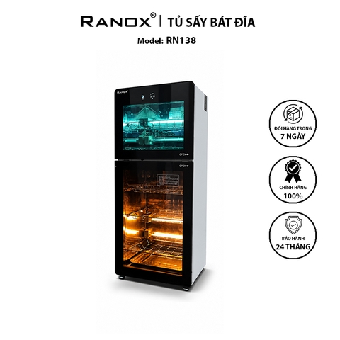 TỦ SẤY TIỆT TRÙNG BÁT ĐĨA RANOX RN138
