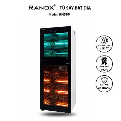 TỦ SẤY TIỆT TRÙNG BÁT ĐĨA RANOX RN380