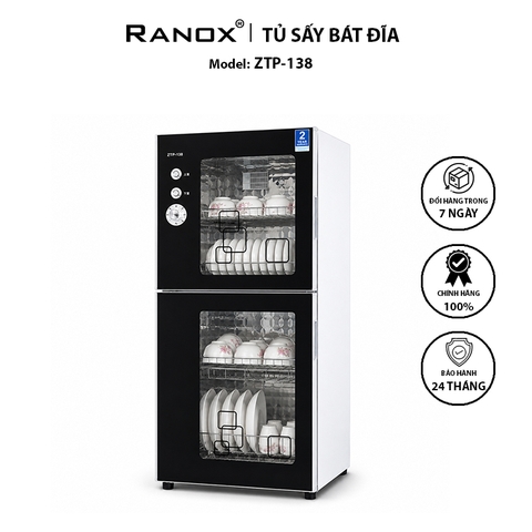 TỦ SẤY BÁT LOẠI NHỎ 138L MÀU ĐEN