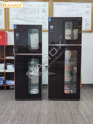 TỦ SẤY BÁT GIA ĐÌNH ĐIỀU KHIỂN CẢM ỨNG MÀU NÂU CAFE