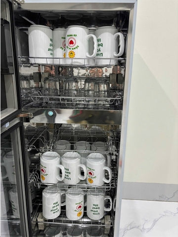 Tủ sấy bát loại nhỏ 138L màu đen