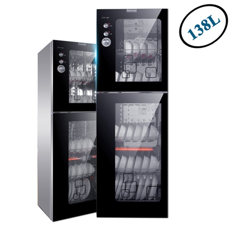 Tủ sấy bát loại nhỏ 138L màu đen