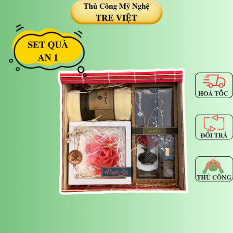 Set Quà An 1 - Bộ quà tặng Bạn Gái/ Đối Tác/ khách hàng sang ý nghĩa